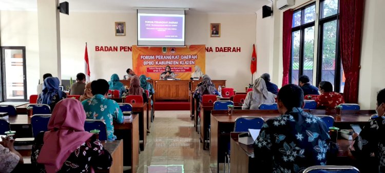 BPBD Kabupaten Klaten Menggelar Forum Perangkat Daerah  Dalam Rangka Penyusunan Renja BPBD Kabupaten Klaten Tahun 2024