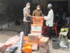 Pemberian bantuan logistik rumah kebakaran