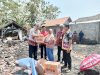 Plt. Kalak BPBD Kabupaten Klaten Tinjau Lokasi Kebakaran Serta Memberikan Bantuan Kepada Korban Kebakaran