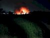 Kebakaran Lahan Desa Sabrang Kecamatan Delanggu