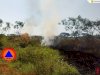 Kebakaran Lahan seluas 10.000 m² di Desa Kwarasan, Kecamatan Juwiring