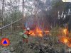 Kebakaran Hutan seluas yang terbakar ± 13.6 Ha di Area Bukit Gunungsari, Desa Jotangan, Kecamatan Bayat