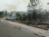Kebakaran Lahan seluas yang terbakar 900 M2 di Desa Jombor, Kecamatan Ceper