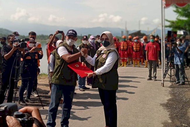 Peresmian dan kukuhan pengurus Forum Pengurangan Risiko Bencan ( FPRB )Kabupaten Klaten dan Pencanangan Gotong Royong serentak bagi masyarakat Kabupaten Klaten