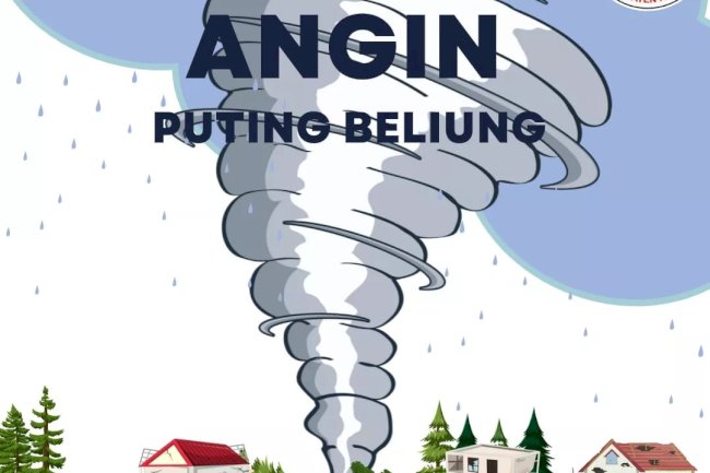 Waspada Angin Puting Beliung - Kenali Pra Bencana, Saat, dan Pasca Bencana