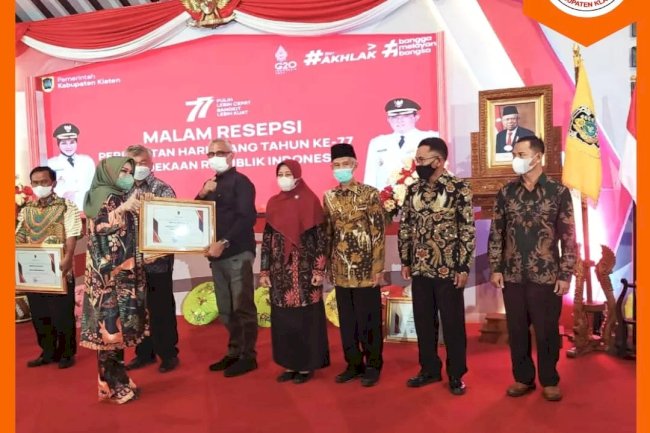 BPBD Klaten Raih Penghargaan Keterbukaan Informasi Publik