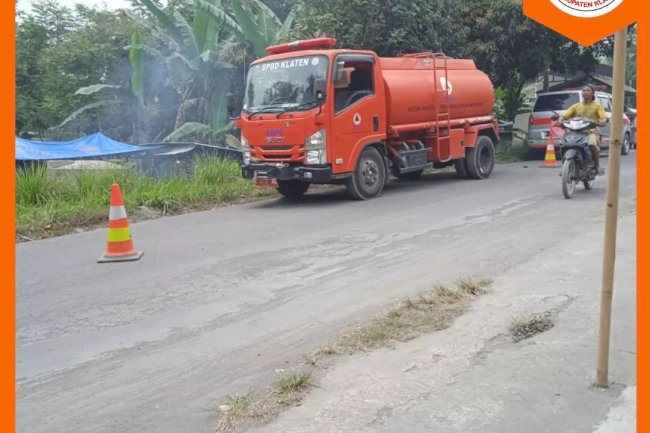 BPBD Klaten Dropping Air Bersih Di Daerah Rawan Kekeringan