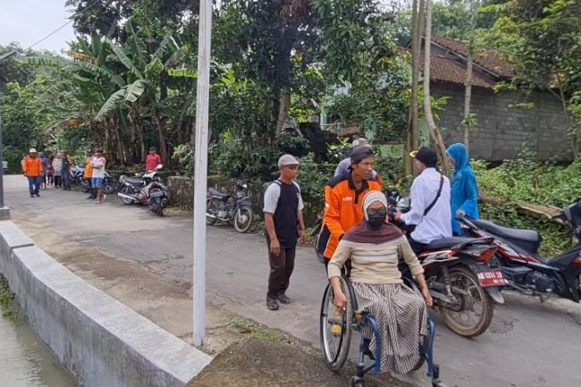 BPBD Kabupaten Klaten Gelar Simulasi Penanganan Bencana Tanah Longsor