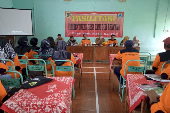 Pembentukan Desa Tangguh Bencana (DESTANA) di 4 Desa 4 Kecamatan Kabupaten Klaten
