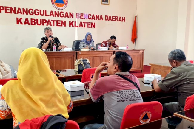 Rakor Persiapan Simulasi Bencana Relawan Penanggulangan Bencana