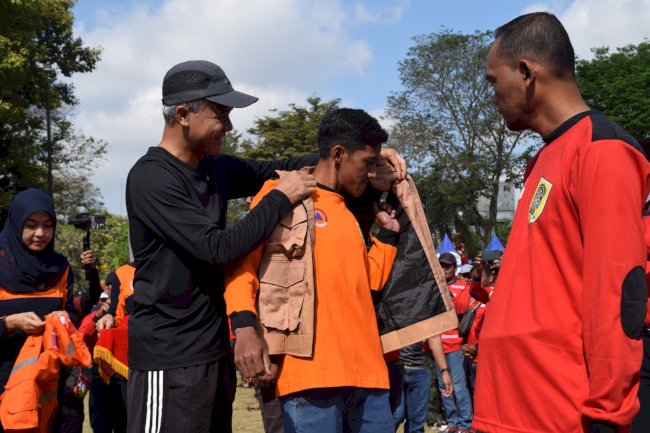 Pengukuhan Relawan Kebencanaan Desa/ Kelurahan se-Kabupaten Klaten