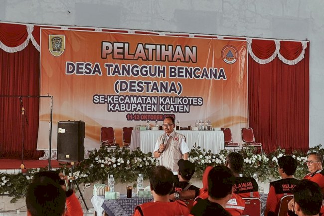 Pelatihan Desa Tangguh Bencana (DESTANA) se-Kecamatan Kalikotes Kabupaten Klaten Tahun 2023