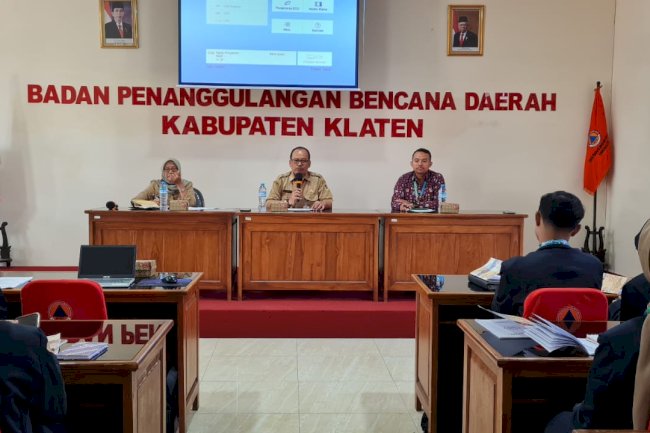 Pembukaan Mahasiswa Magang UNISA di BPBD Kabupaten Klaten