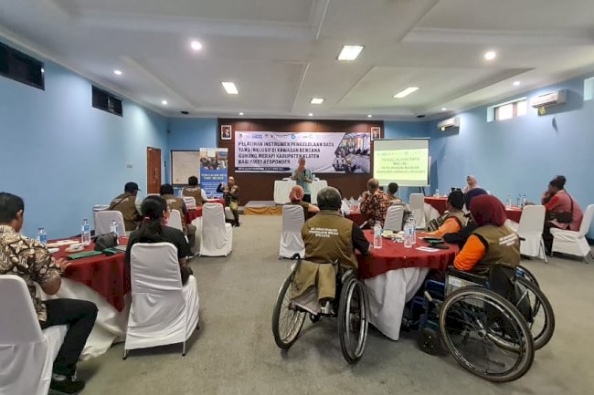 Pelatihan Instrumen Pengelolaan Data Yang Inklusif di Kawasan Bencana Gunung Merapi Kabupaten Klaten Bagi First Responder