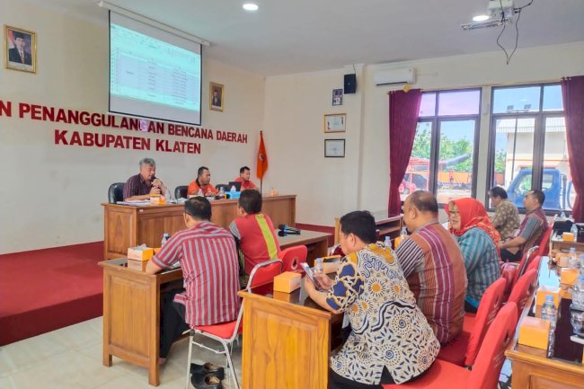 Rakor dan Konsolidasi Pasca Bencana Hujan dengan Intensitas Lebat disertai Angin Kencang