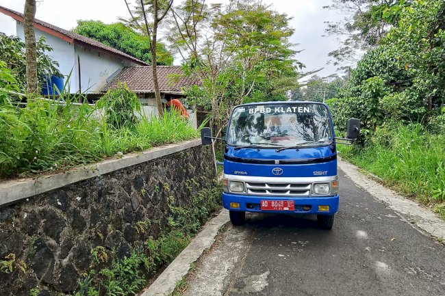 BPBD Kabupaten Klaten Dropping Air Pertama di Musim Kemarau