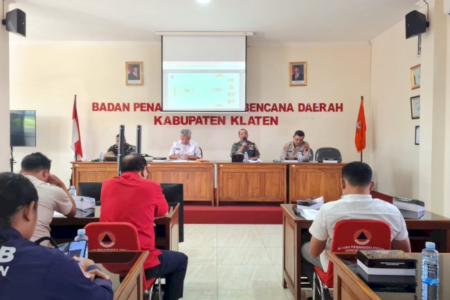Rapat Koordinasi Pelaksanaan Apel Siaga Hidrometeorologi dan Gelar Peralatan Kebencanaan