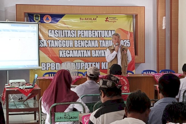 Fasilitasi Pembentukan Desa Tangguh Bencana (DESTANA) di desa Gunung Gajah, Kecamatan Bayat