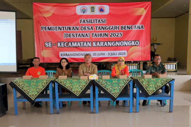 Fasilitasi Pembentukan DESTANA (Desa Tangguh Bencana) se-Kecamatan Karangnongko