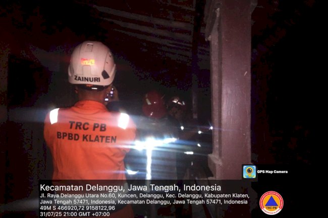 Kebakaran di Komplek Kecamatan Delanggu