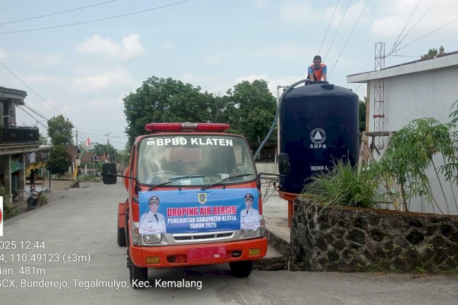 Distribusikan Air Bersih 12 Tangki di Empat Desa, Kecamatan Kemalang