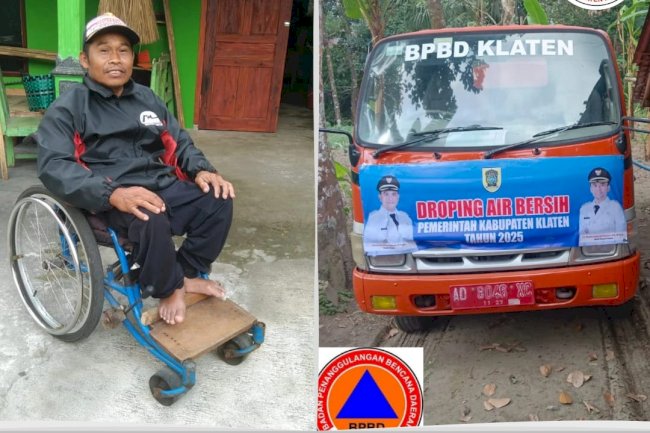 Distribusi Air Bersih ke Rumah Penyandang Disabilitas di Kecamatan Kemalang, Kabupaten Klaten