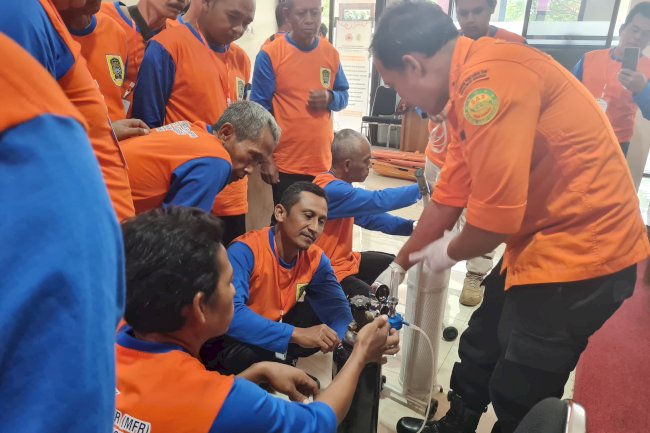 Pelatihan Medical First Respond (MFR) Bagi Relawan Kecamatan Karangnongko di BPBD Kabupaten Klaten
