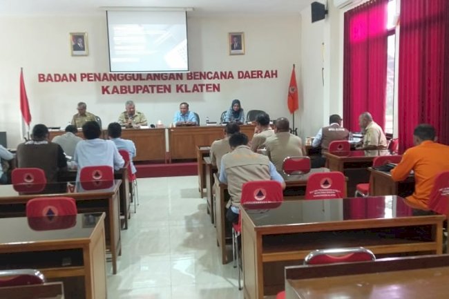 Kunjungan Kerja dari BPBD Kabupaten Sleman di BPBD Kabupaten Klaten