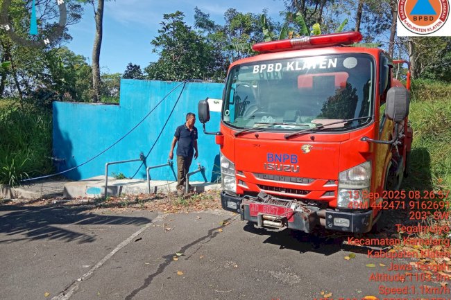 Distribusikan Air Bersih 9 Tangki di Tiga Desa, Kecamatan Kemalang