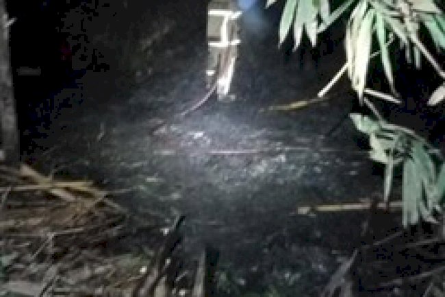 Kebakaran Rumpun Bambu Kecamatan Ceper