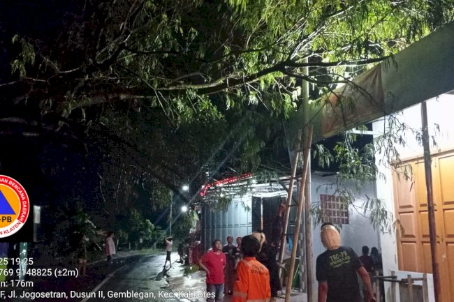 Assessment Dampak Angin Kencang di Beberapa Wilayah Kabupaten Klaten