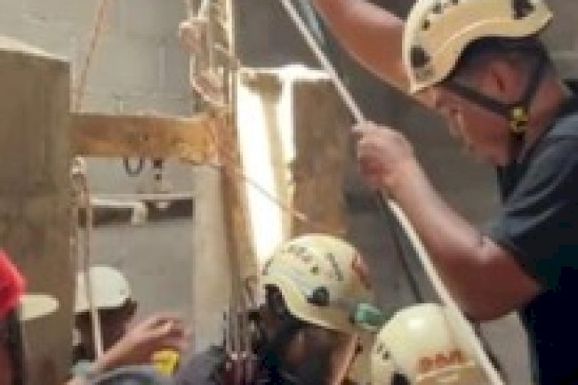 Orang Terjatuh ke Sumur Di Kecamatan Tulung