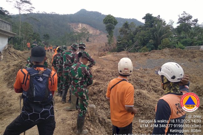 BPBD Kabupaten Klaten Kirim Personil BKO Bencana Tanah Longsor di Kabupaten Banjarnegara