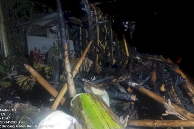 Kebakaran Kandang Kambing di Desa Gaden, Kecamatan Trucuk