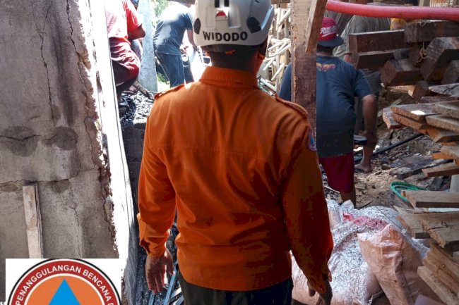 Kebakaran Oven Kayu di Desa Sajen, Kecamatan Trucuk