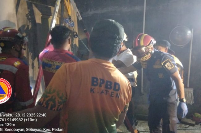 TRC BPBD Kabupaten Klaten Lakukan Evakuasi Laka Sumur di Kecamatan Pedan