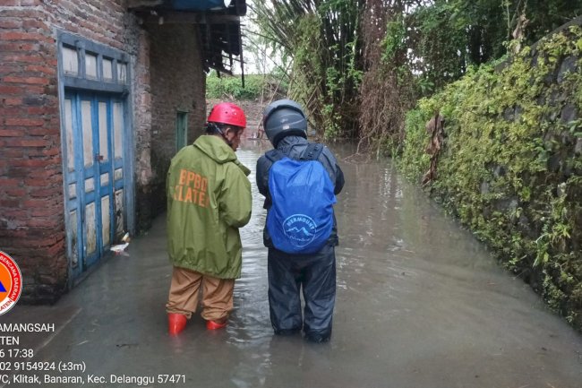 Hujan Lebat, Sebabkan Banjir dan Angin Kencang di 7 Kecamatan