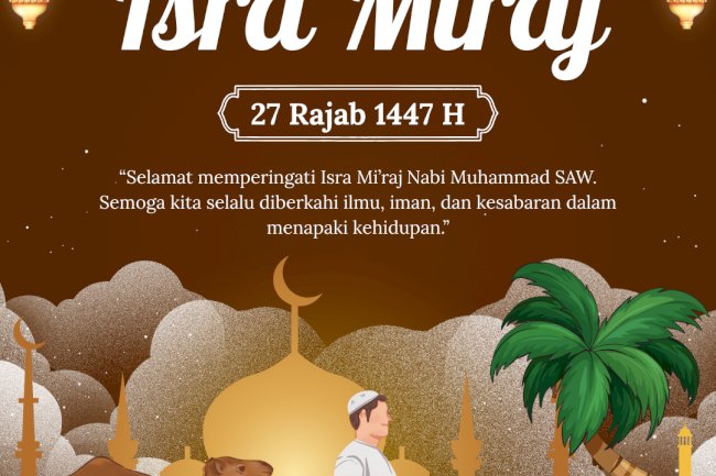 Selamat Memperingati Isra Miraj 27 Rajab/ 1447 H