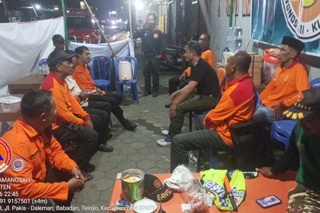 Siaga Bencana Saat Lebaran, BPBD Klaten Sambang Posko Mudik