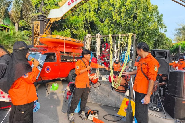Kampanye Budaya Sadar Bencana BPBD Klaten di CFD