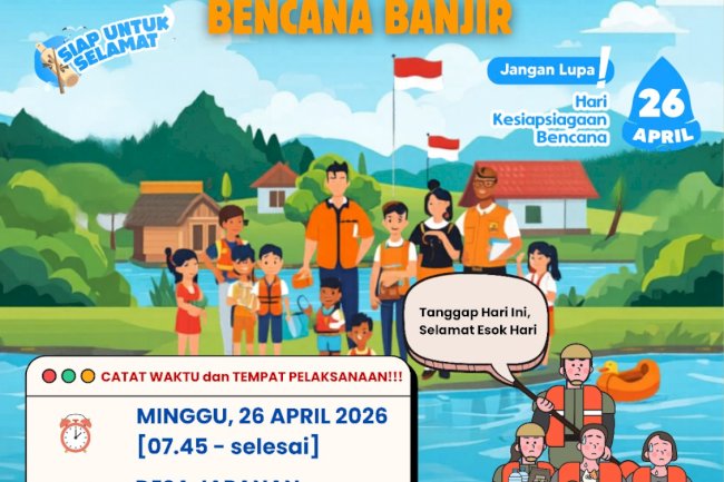 HKB 2026, BPBD Klaten Gelar Simulasi Penanganan Banjir