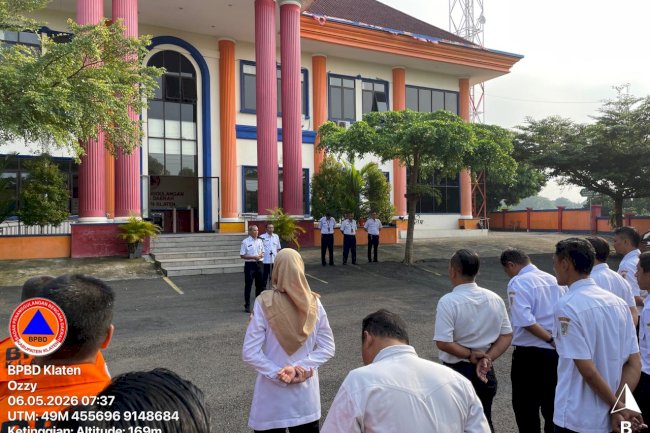 Apel Pagi Rutin BPBD Kabupaten Klaten : Senin & Rabu