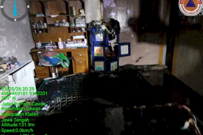 Penanganan Kebakaran Rumah di Desa Balak, Kecamatan Cawas