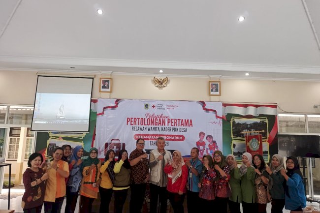 Pelatihan Pertolongan Pertama bagi Relawan Wanita, Kader PKK Desa se-Kecamatan Kebonarum
