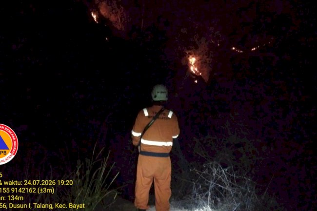 Kebakaran Lahan seluas ± 4000 M² di Desa Tawangrejo, Kecamatan Bayat