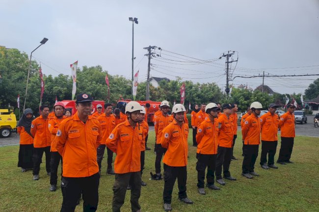 Hadiri Apel Kesiapsiagaan Karhutla di Halaman Pemda Klaten