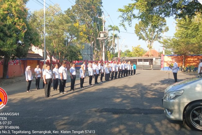 Apel Pagi : Tekankan Disiplin dan Integritas 