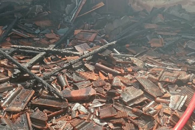 Kebakaran Rumah di Desa Ngawen, Kecamatan Ngawen