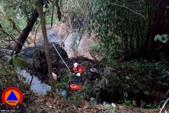 Kebakaran Rumpun Bambu seluas yang terbakar 510 M2 di Desa Pucang Miliran, Kecamatan Tulung
