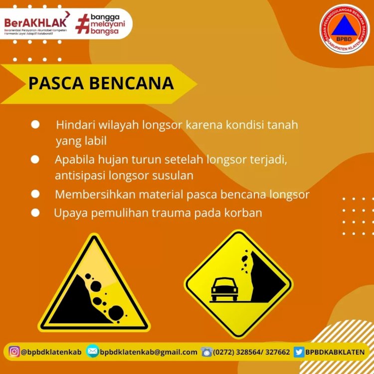 Kesiapsiagaan Menghadapi Bencana Tanah Longsor, Kenali Pra, Saat, dan Pasca Bencananya